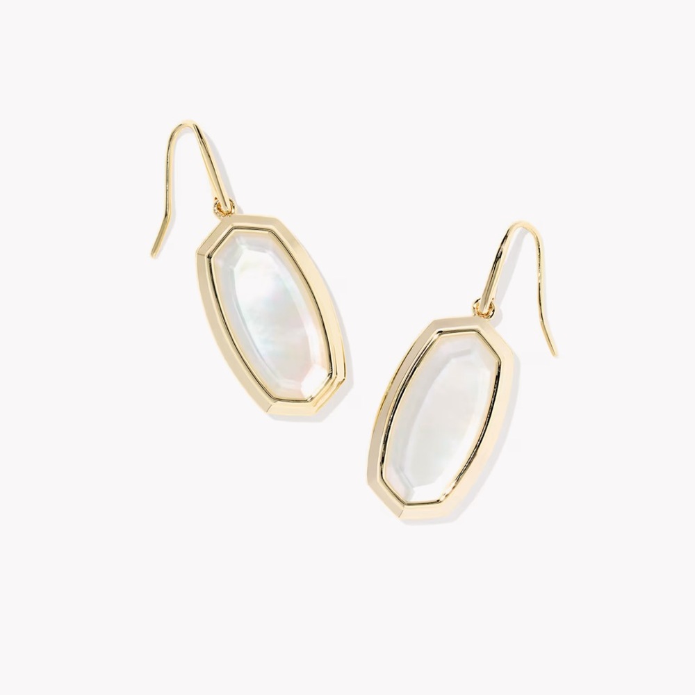 NWT Kendra Scott Dani Bezel Earrings